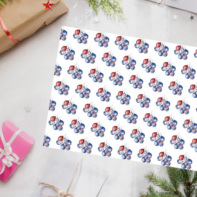 Patriotische Luftballons aus den USA Seidenpapier (Von Creator hochgeladen)