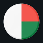 Patriotische Madagaskar-Flagge Magnet<br><div class="desc">Patriotische Flagge Madagaskars.</div>