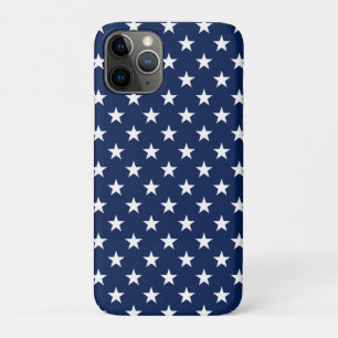 Patriotische Marineblau-USA-Flagge Sterne Muster Case-Mate iPhone Hülle