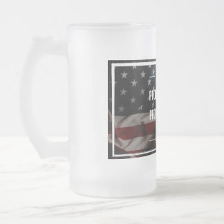 Patriotische Mattierte Bier-Tasse Mattglas Bierglas