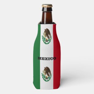 Patriotische Mexikanflagge Flaschenkühler