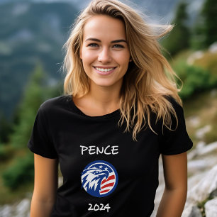 Patriotische Mike Pence 2024 Wahlen Eagle Dark T-Shirt