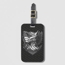 Patriotische Militärische Würdigung Danke Veterane Gepäckanhänger