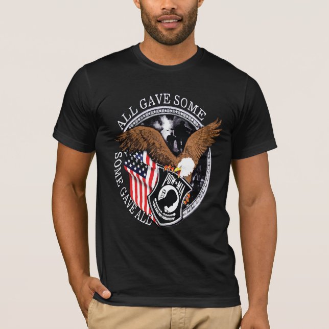 Patriotische Militärkriege - Tribut T-Shirt (Vorderseite)
