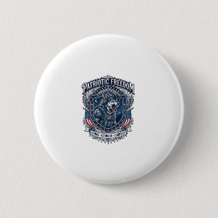 Patriotische Nachtmission Patriot Wolf Militär-Ins Button