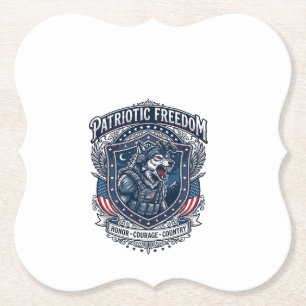Patriotische Nachtmission Patriot Wolf Militär-Ins Untersetzer