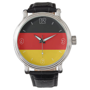 Patriotische Nationalflagge Armbanduhr