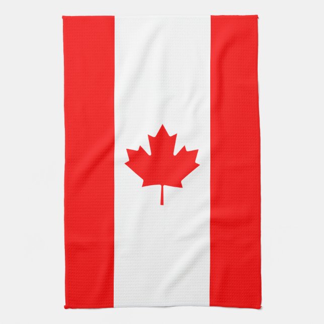 Patriotische Nationalflagge KANADA Handtuch (Vertikal)