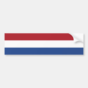 Patriotische niederländische Flagge Autoaufkleber