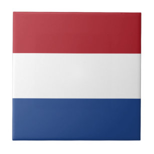 Patriotische niederländische Flagge Fliese