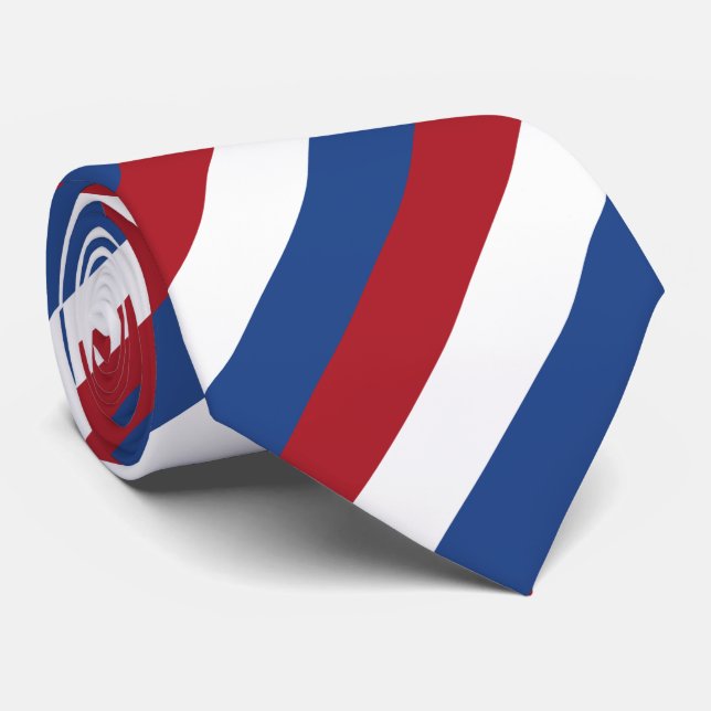 Patriotische niederländische Flagge Krawatte (Gerollt)