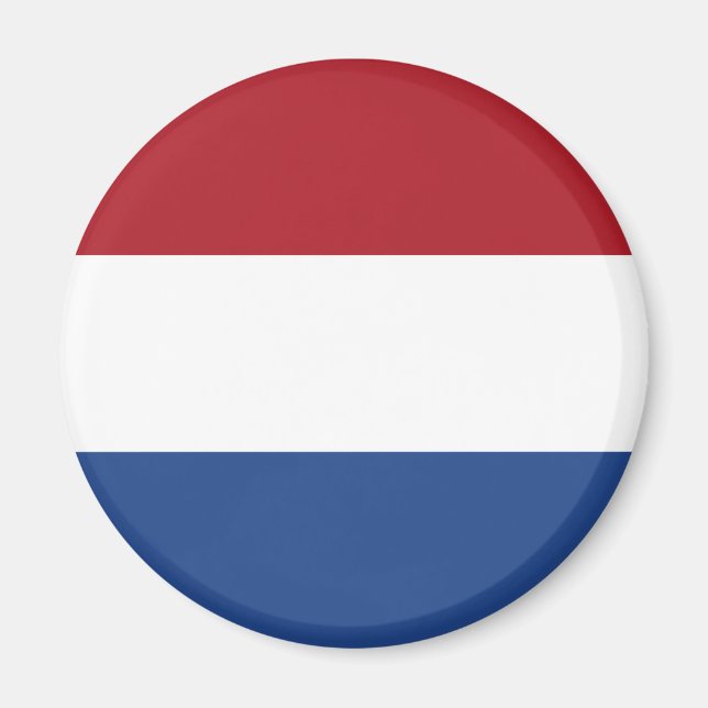 Patriotische niederländische Flagge Magnet (Vorne)