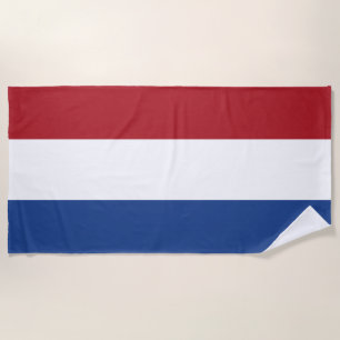 Patriotische niederländische Flagge Strandtuch