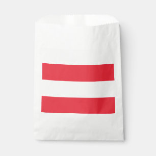 Patriotische österreichische Flagge Gunny Sack Geschenktütchen