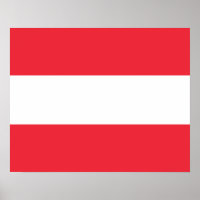 Patriotische österreichische Flagge