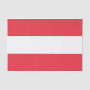 Patriotische österreichische Flagge Seidenpapier