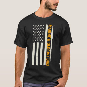 Patriotische Ozeanographie Biologie Meeresbiologe  T-Shirt