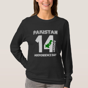 Patriotische pakistanische Flagge Unabhängigkeitst T-Shirt