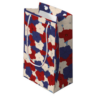 Patriotische Petunien-Geschenktasche Kleine Geschenktüte