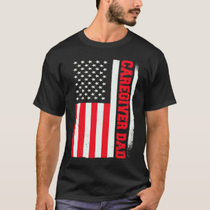 Patriotische Pflegekraft Krankenschwester Pflegebe T-Shirt