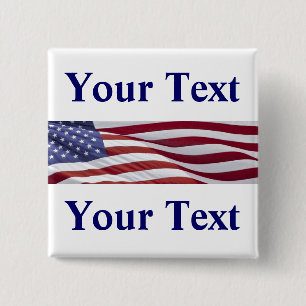 Patriotische Politische Kampagne Button