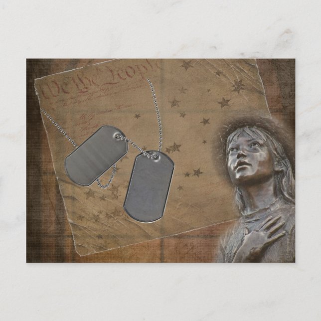 Patriotische Postkarte (Vorderseite)