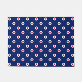 Patriotische Red White Blue Stars Moderne Door Mat Fußmatte