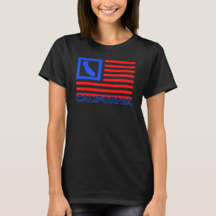 Patriotische Republik Kalifornien Flagge Cali Loca T-Shirt