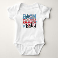 PATRIOTISCHE ROTE WEISSE BLAUE BOOMBOOM BABY