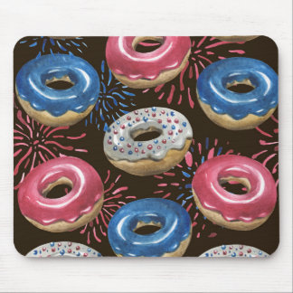 PATRIOTISCHE ROTE WEISSE BLAUE SPONUTEN MOUSEPAD