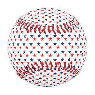 patriotische rote, weiße und blaue Sterne Baseball