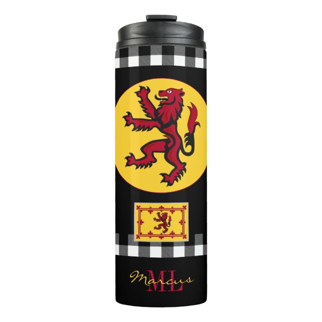 Patriotische Schottische Tasse, Schottische Flagge Thermosbecher (Vorderseite)