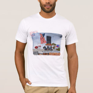 Patriotische Scotties erwarten die große Parade T-Shirt