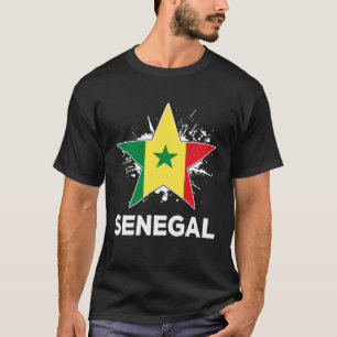 Patriotische Senegalesische Flagge T-Shirt