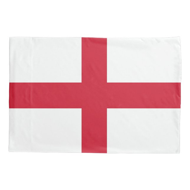 Patriotische Single-Pillowcase-Fahne in England Kissenbezug (Rückseite)
