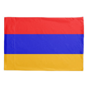 Patriotische Single-Pillowcase-Flagge Armeniens Kissenbezug