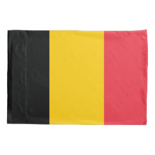 Patriotische Single-Pillowcase-Flagge Belgiens Kissenbezug