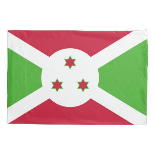 Patriotische Single-Pillowcase-Flagge Burundis Kissenbezug