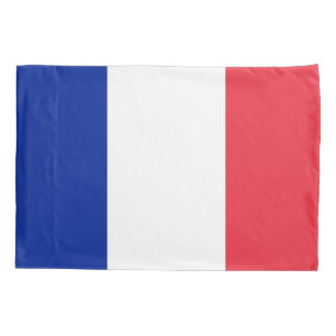 Patriotische Single Pillowcase-Flagge Frankreichs Kissenbezug