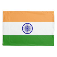 Patriotische Single-Pillowcase-Flagge Indiens