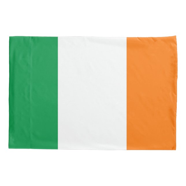 Patriotische Single-Pillowcase-Flagge Irlands Kissenbezug (Rückseite)