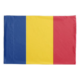 Patriotische Single-Pillowcase-Flagge Rumäniens Kissenbezug
