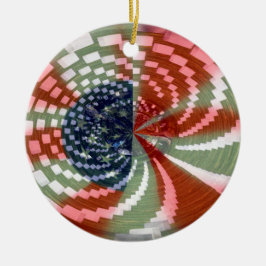 Patriotische Spin Round Ornament
