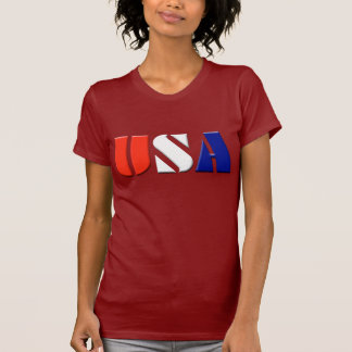 Patriotische Spitze Damen USA T-Shirt