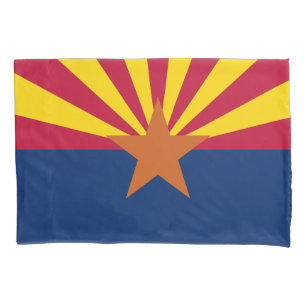 Patriotische Staats-Flagge von Arizona Kissenbezug