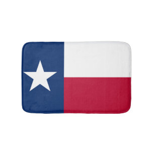 Patriotische Staats-Flagge von Texas Badematte