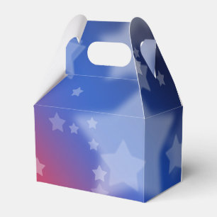 Patriotische Stars Gefälligkeitsbox Geschenkschachtel