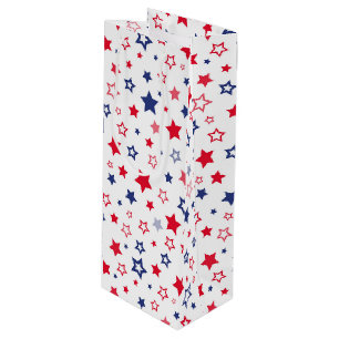 Patriotische Stars Geschenktasche Geschenktüte Für Weinflaschen