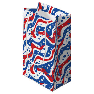 Patriotische Stars Geschenktasche Kleine Geschenktüte