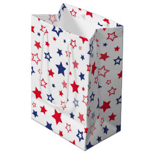 Patriotische Stars Geschenktasche Mittlere Geschenktüte